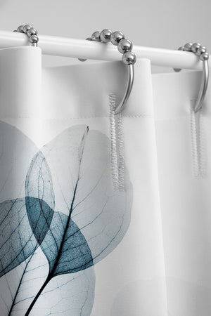 Multi Eucalyptus X-Ray Shower Curtain