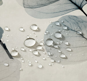Multi Eucalyptus X-Ray Shower Curtain
