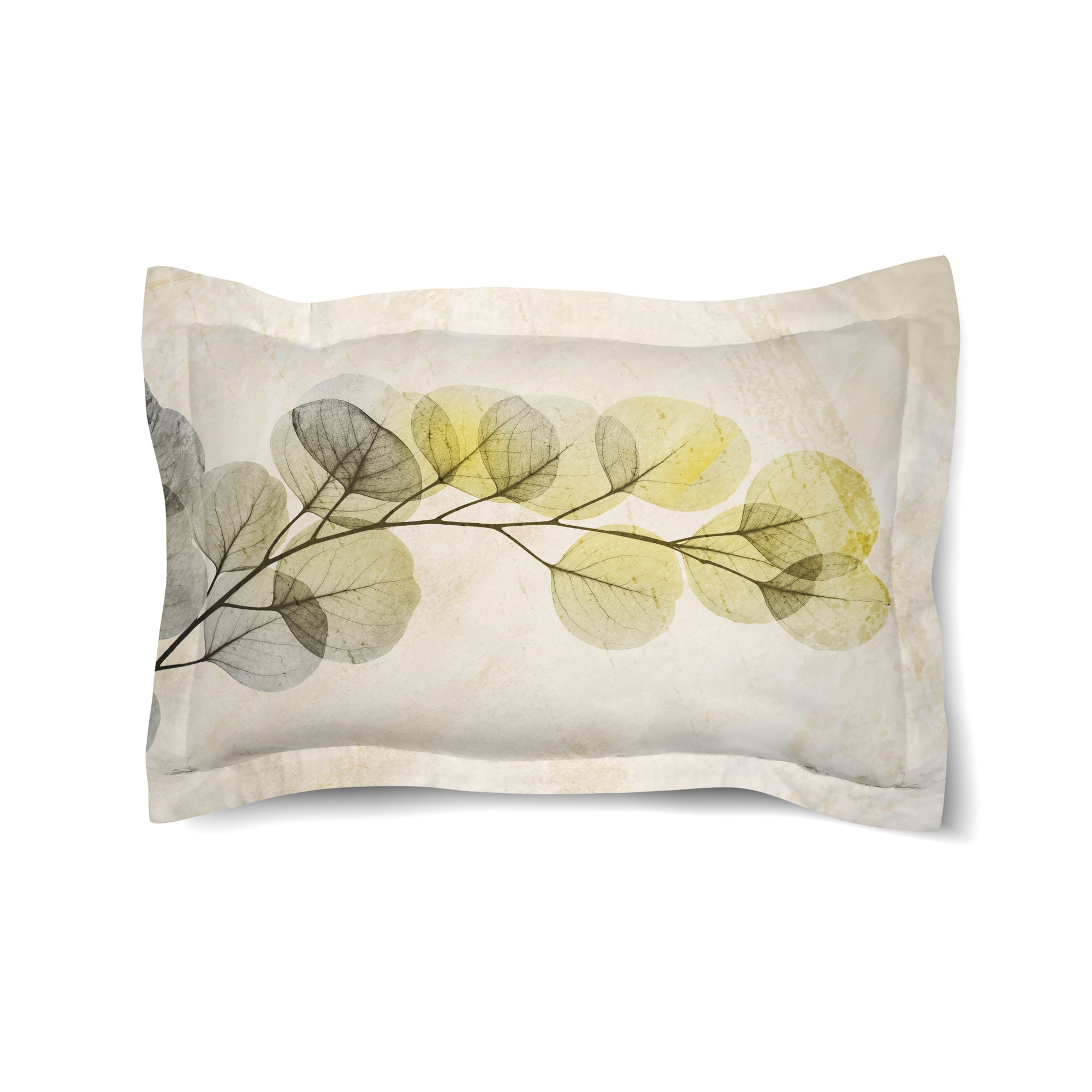 Smoky X-Ray of Eucalyptus Leaves Duvet Sham