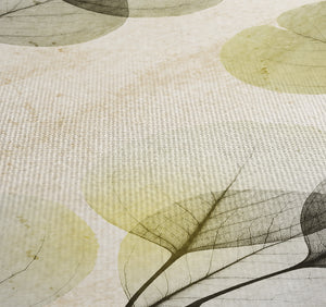 Smoky X-Ray of Eucalyptus Leaves Shower Curtain