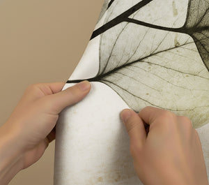 Smoky X-Ray of Eucalyptus Leaves Shower Curtain