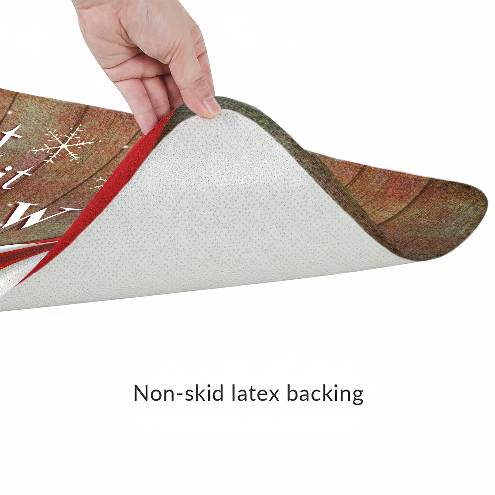 Snowy Season Memory Foam Rug