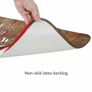 Snowy Season Memory Foam Rug