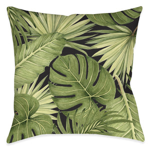 kathy ireland® HOME Sophisticated Palm Outdoor Decorative Pillow