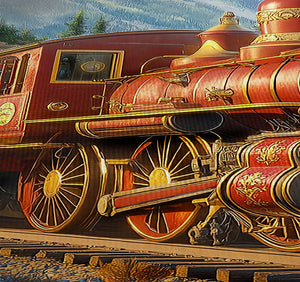 Thomas' Western Train Shower Curtain