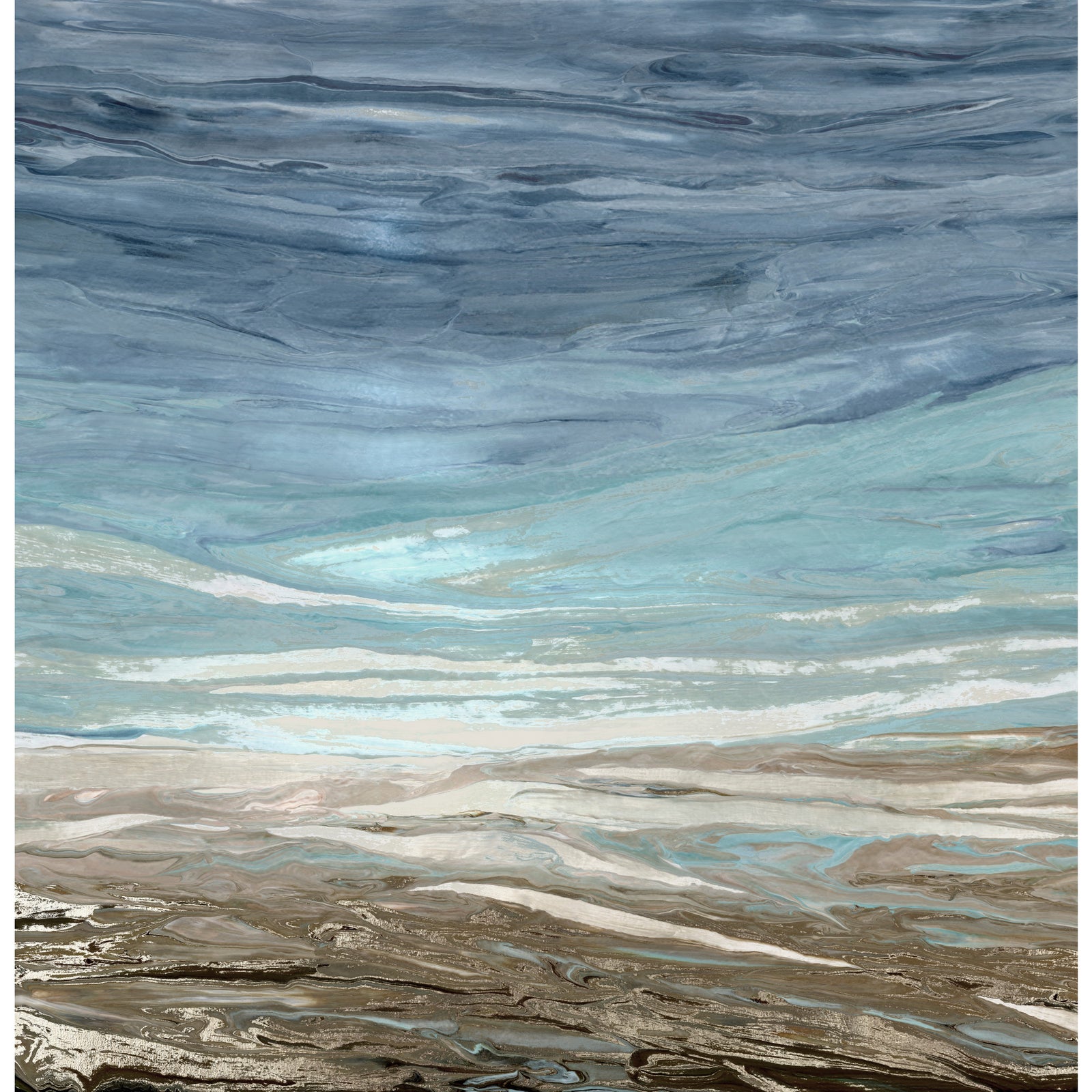 Tide Feelings Shower Curtain