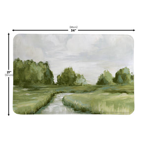 Tranquil Marsh Memory Foam Rug