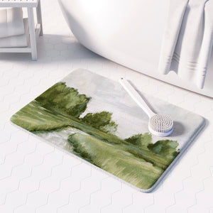 Tranquil Marsh Memory Foam Rug