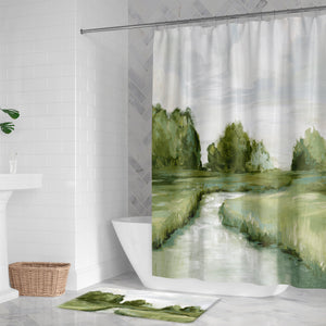 Tranquil Marsh Shower Curtain