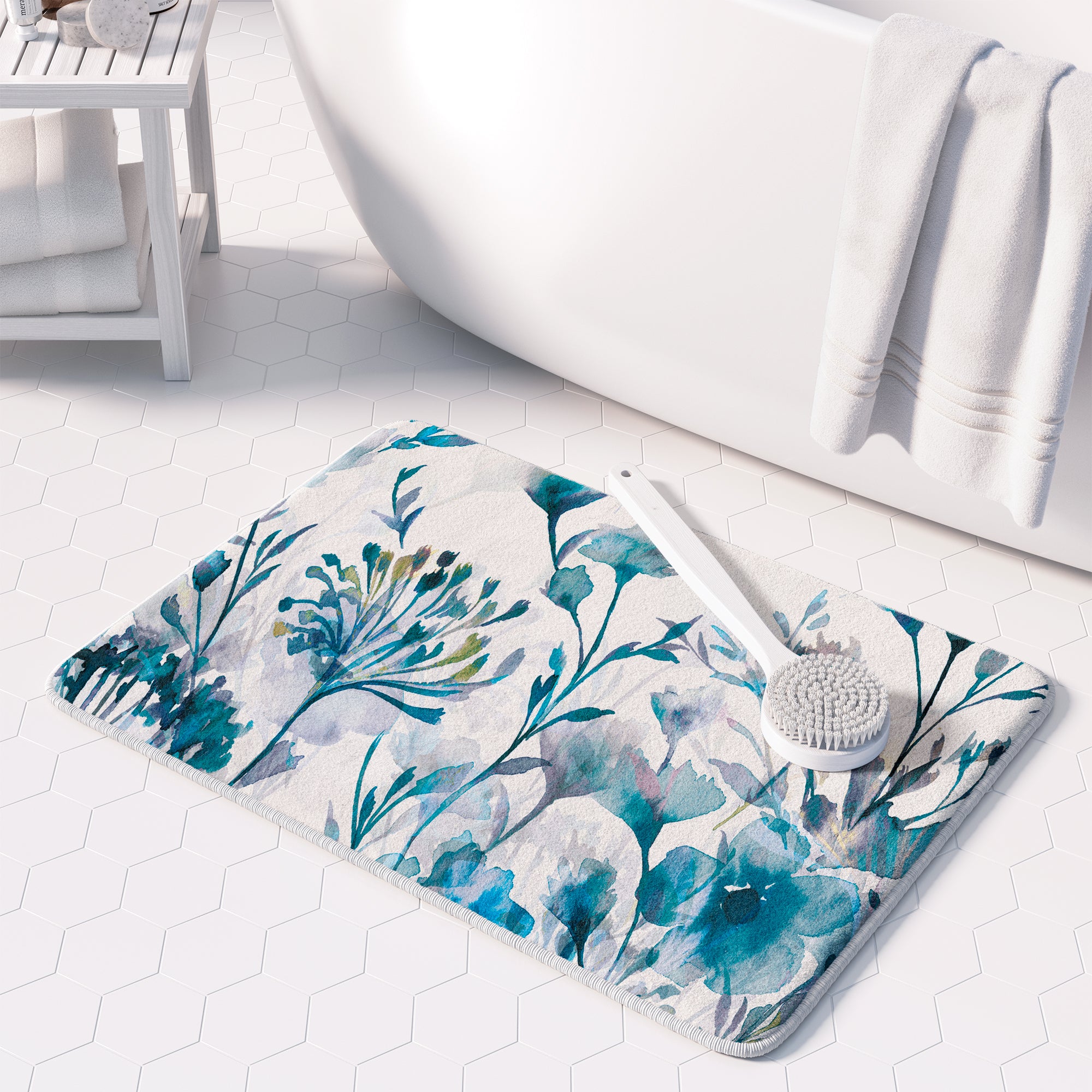 Transparent Garden Memory Foam Rug