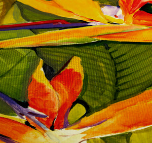Tropical Bird of Paradise Shower Curtain