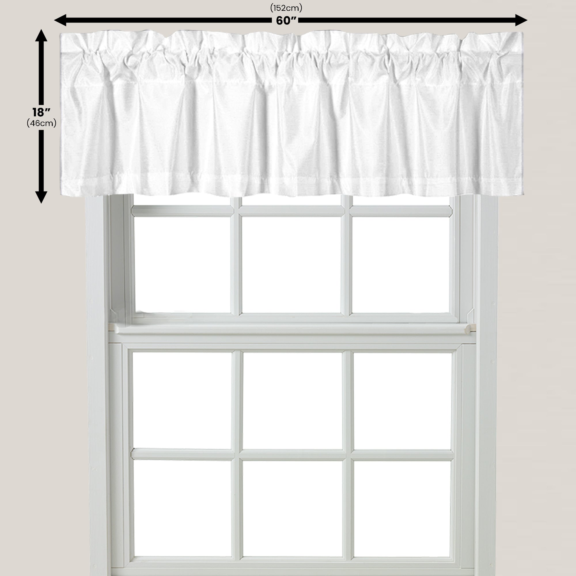 Natural Lodge Window Valance