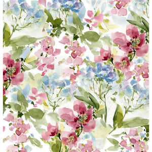 Watercolor Floral Bunch Shower Curtain