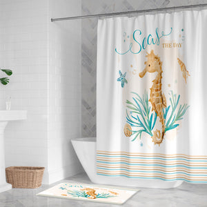 Weekend Getaway Seahorse Memory Foam Rug