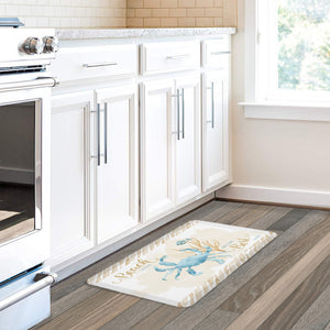 Weekend Getaway Crab Anti-Fatigue Kitchen Mat