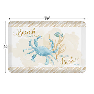 Weekend Getaway Crab Anti-Fatigue Kitchen Mat