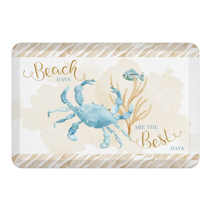Weekend Getaway Crab Anti-Fatigue Kitchen Mat