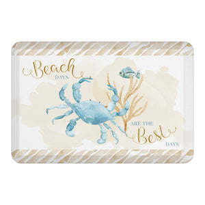 Weekend Getaway Crab Anti-Fatigue Kitchen Mat