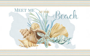 Weekend Getaway Shells Anti-Fatigue Kitchen Mat