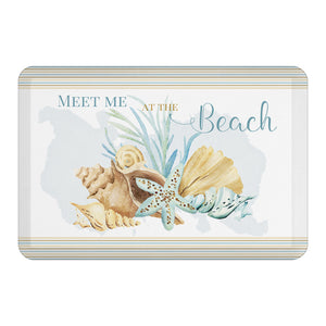 Weekend Getaway Shells Anti-Fatigue Kitchen Mat
