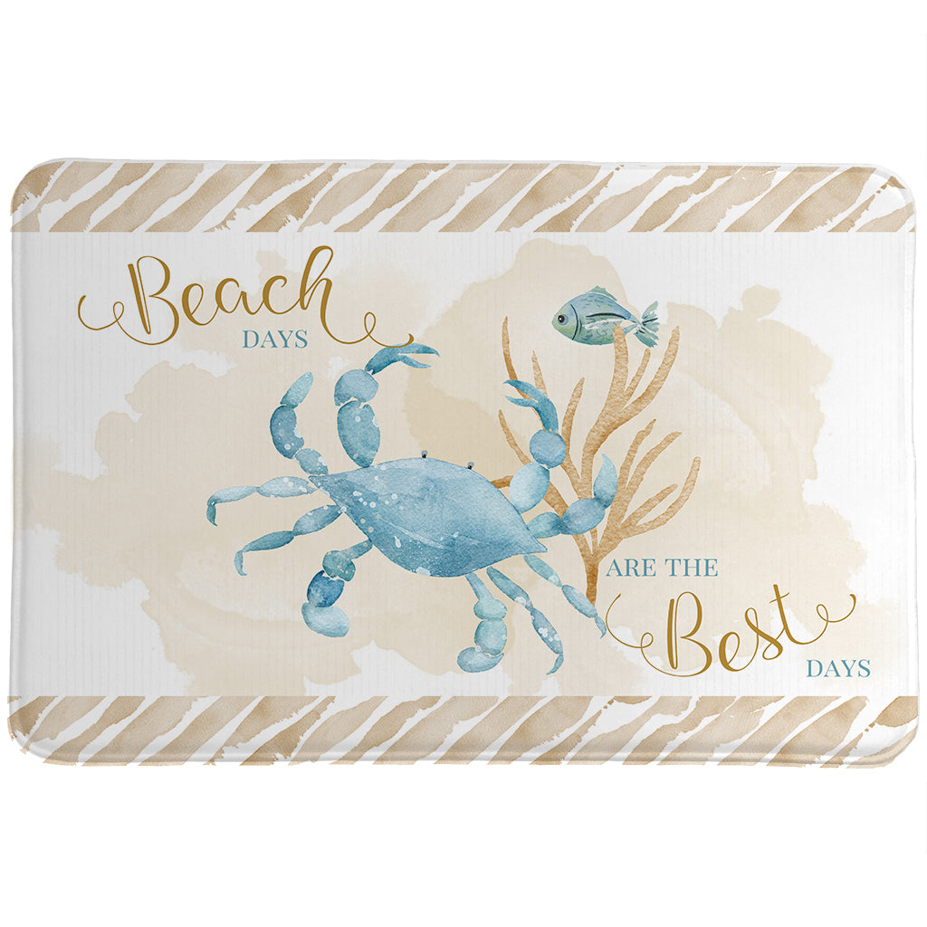 Weekend Getaway Crab Memory Foam Rug