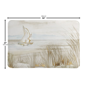 Whispering Shores Memory Foam Rug