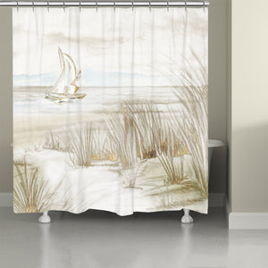Whispering Shores Shower Curtain