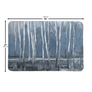 Winter Woods Memory Foam Rug