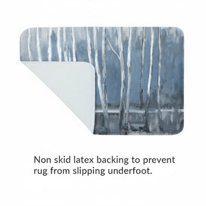 Winter Woods Memory Foam Rug