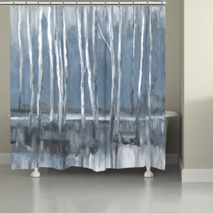 Winter Woods Shower Curtain