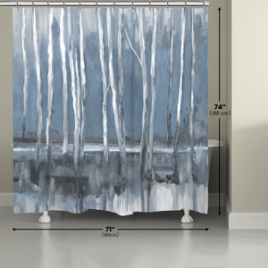 Winter Woods Shower Curtain