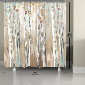 Woods at Dusk Shower Curtain