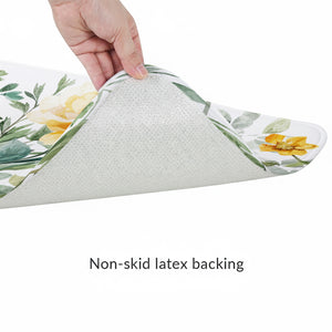 Cheerful Garden Memory Foam Rug