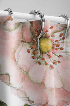 Soft Hydrangea Garden Shower Curtain