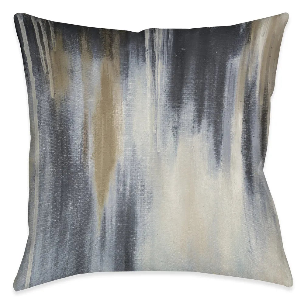 Blue and Brown Paysage Outdoor Decorative Pillow