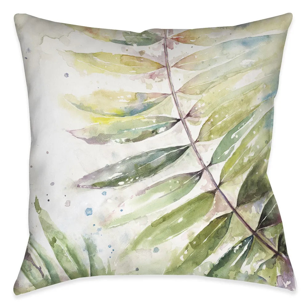 Watercolor Jungle II Outdoor Decorative Pillow