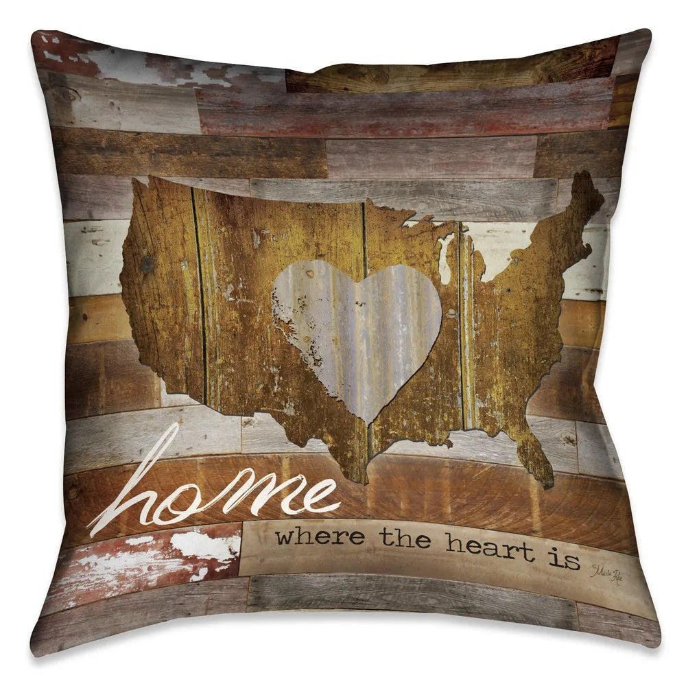 Land That I Love Decorative Pillow