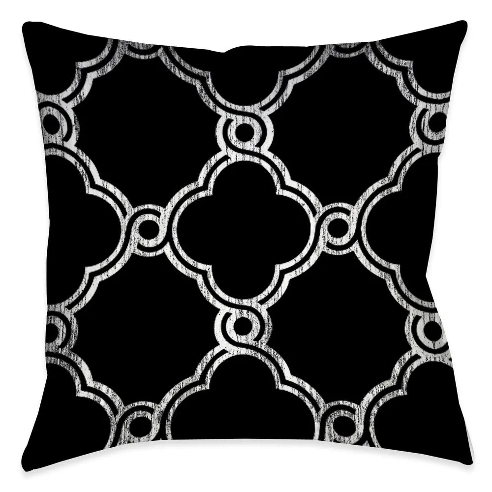 Ornate Geometric Indoor Decorative Pillow