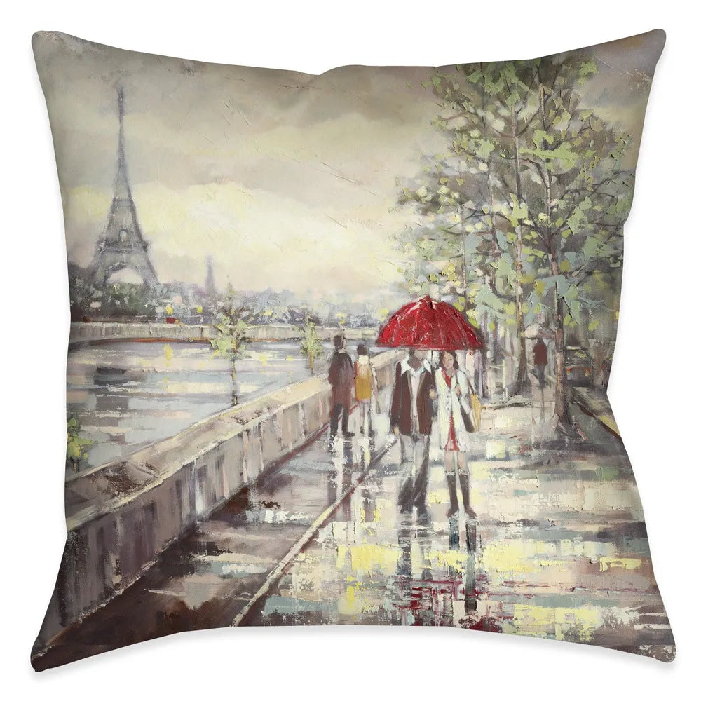 Paris Stroll Indoor Decorative Pillow