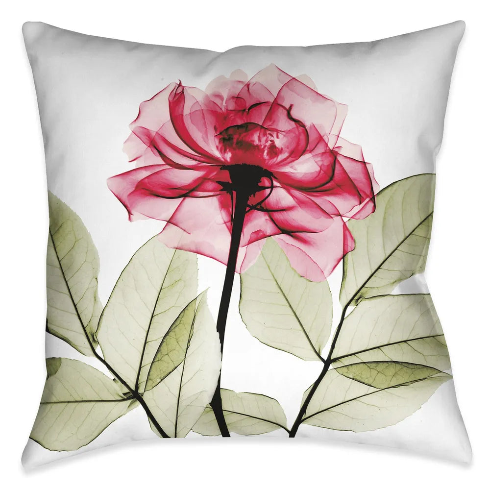 Rose X-Ray Indoor Decorative Pillow