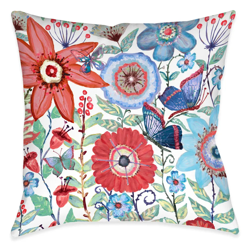 Secret Boho Garden Indoor Decorative Pillow