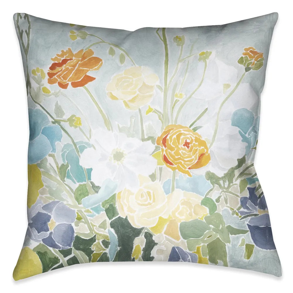 Spring Floral Indoor Decorative Pillow