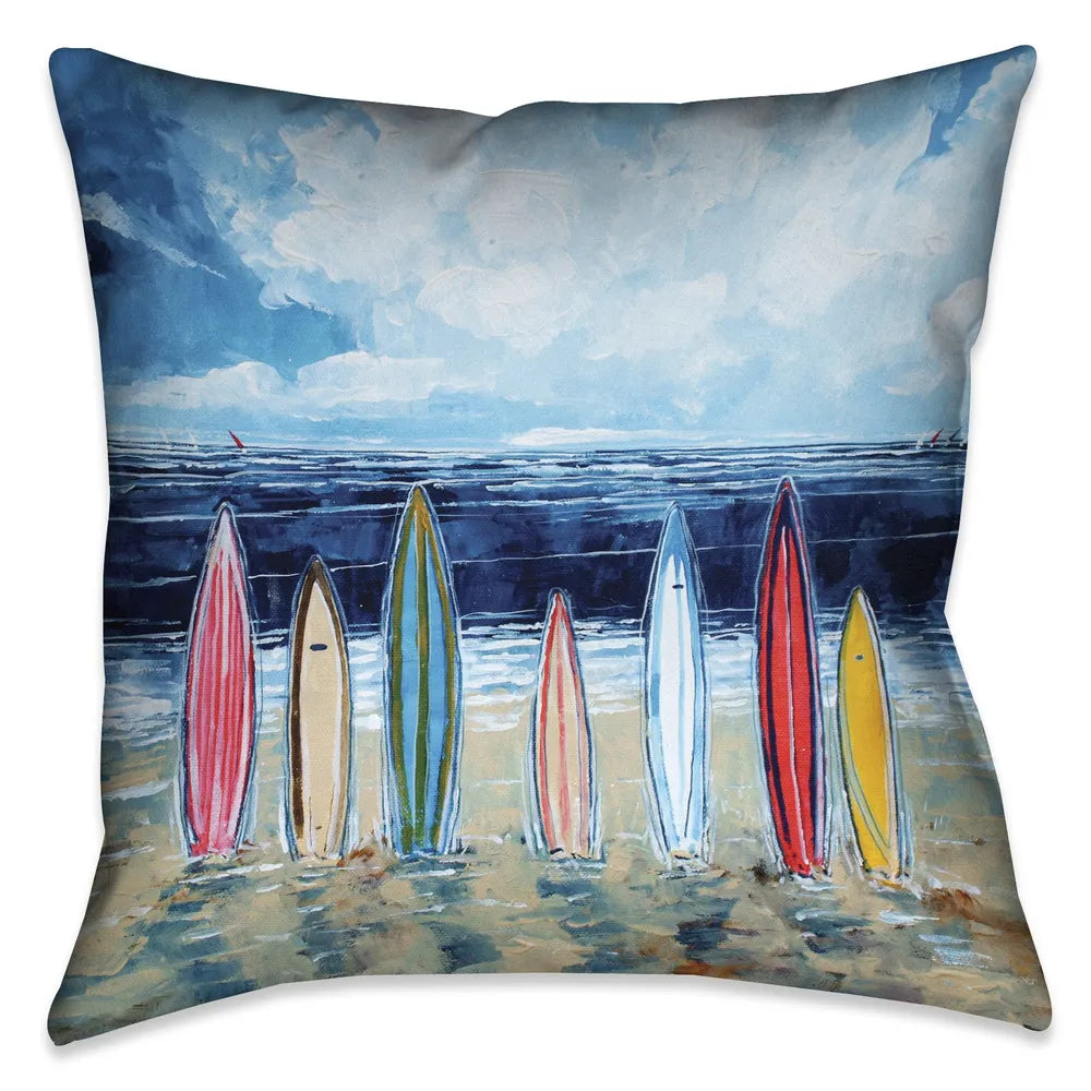 Surfboards Indoor Decorative Pillow