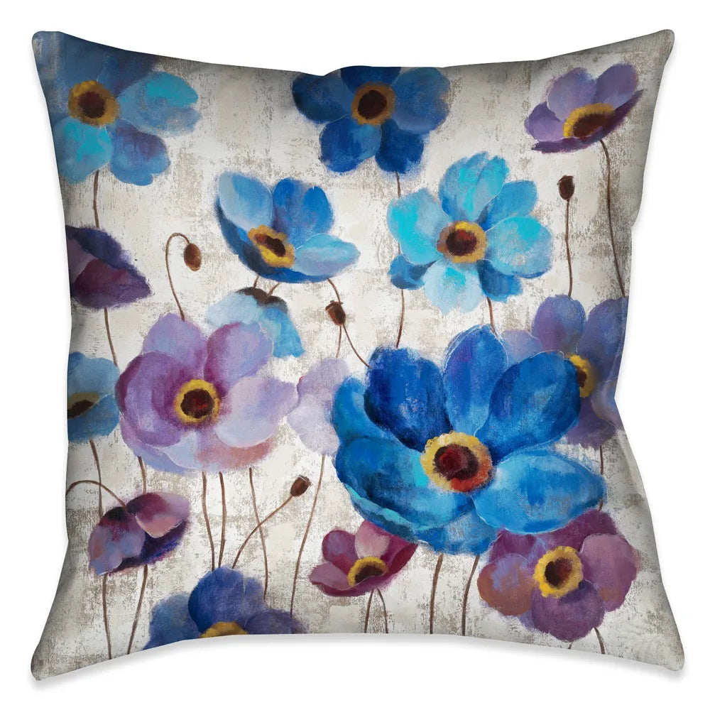 Bold Anemones I Indoor Decorative Pillow - Laural Home
