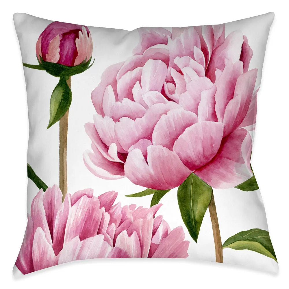 Winsome Peonies I Indoor Decorative Pillow