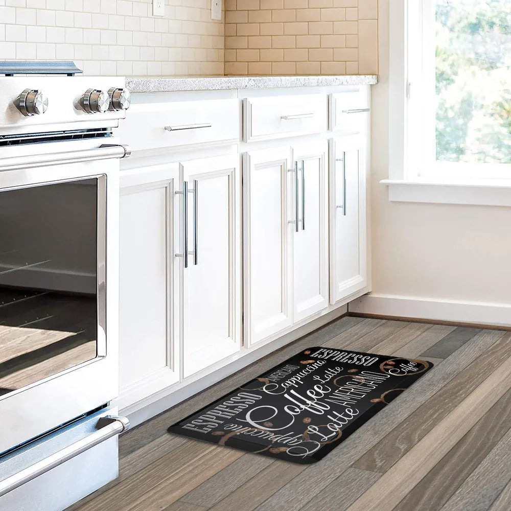 Coffee Shop Anti-Fatigue Kitchen Mat