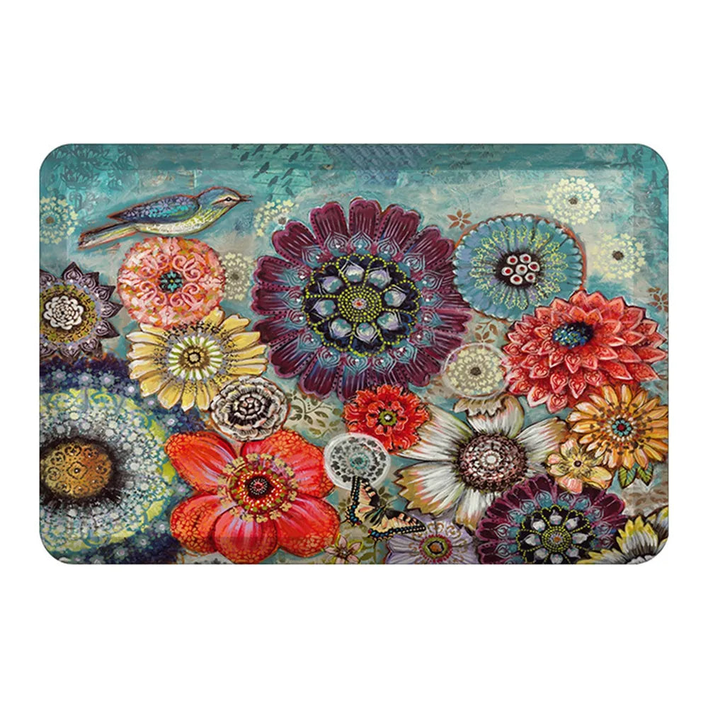Blue Bird Boho Anti-Fatigue Kitchen Mat