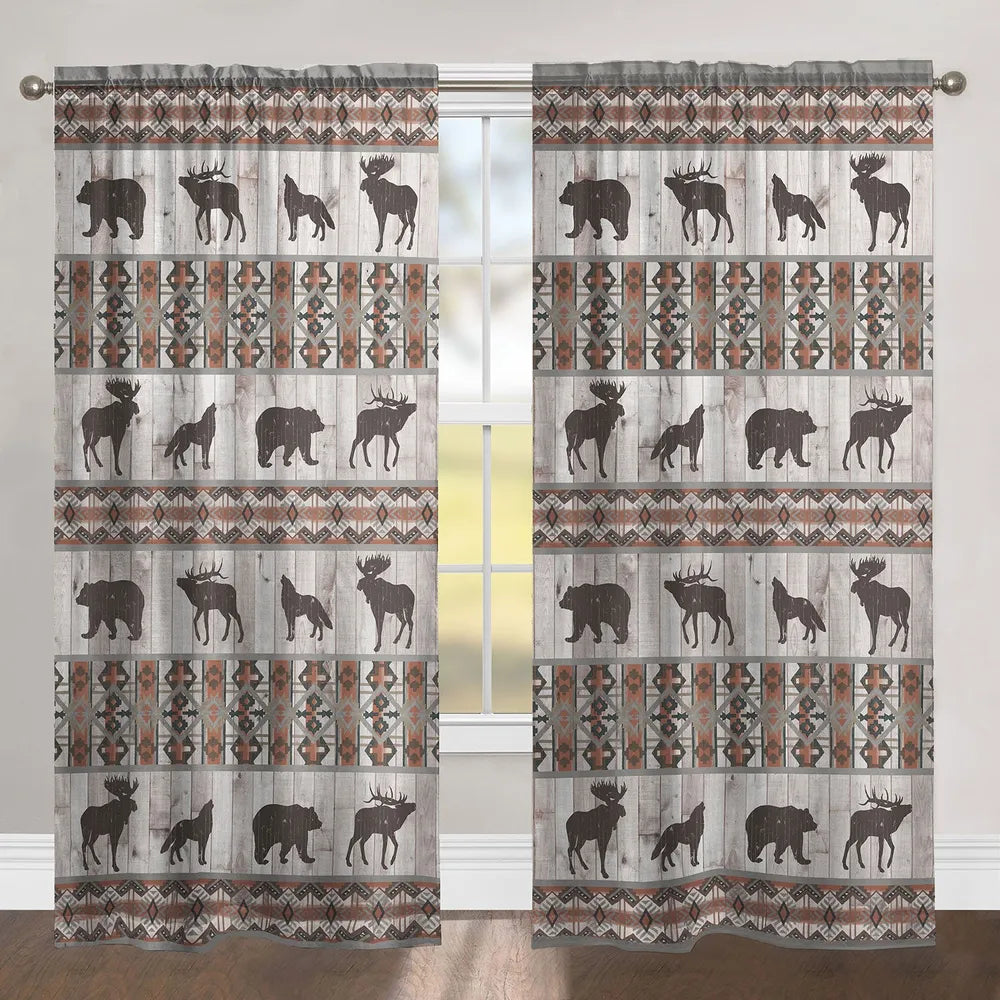 Southwest Lodge Room Darkening Window Panel