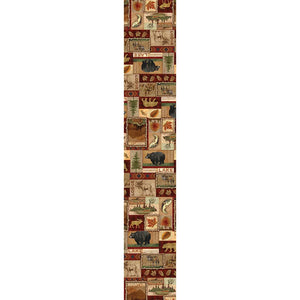 Lodge Collage Table Runner