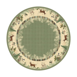 Woodland Forest Round Tablecloth